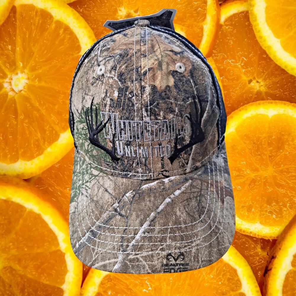 NWT New‎ Realtree Edge Camo and Black Adjustable Baseball Hat Cap